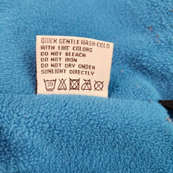 Cedar Rose Girls Blue Teal Quilted Puffer Vest Size XL Zip Pockets Western - Picture 10 of 10